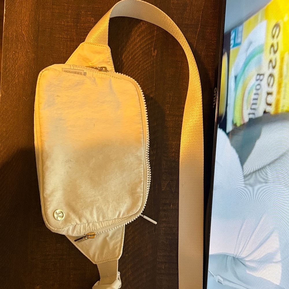 Lululemon Athletica Beige Crossbody Bag